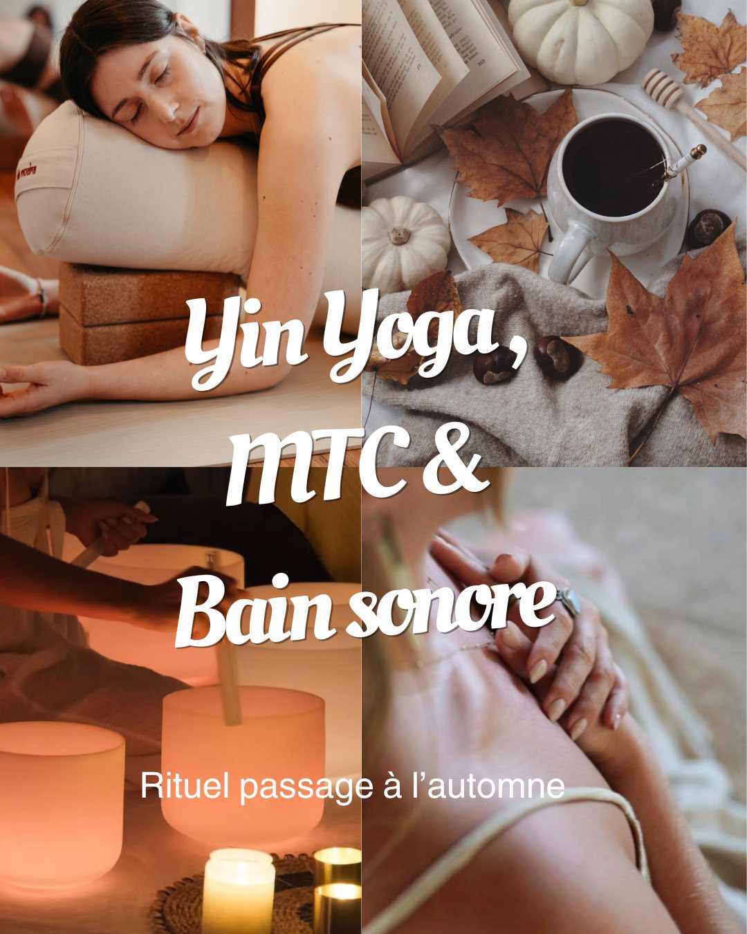 Rituel de passage à l'automne : Yin Yoga, MTC et bain sonore