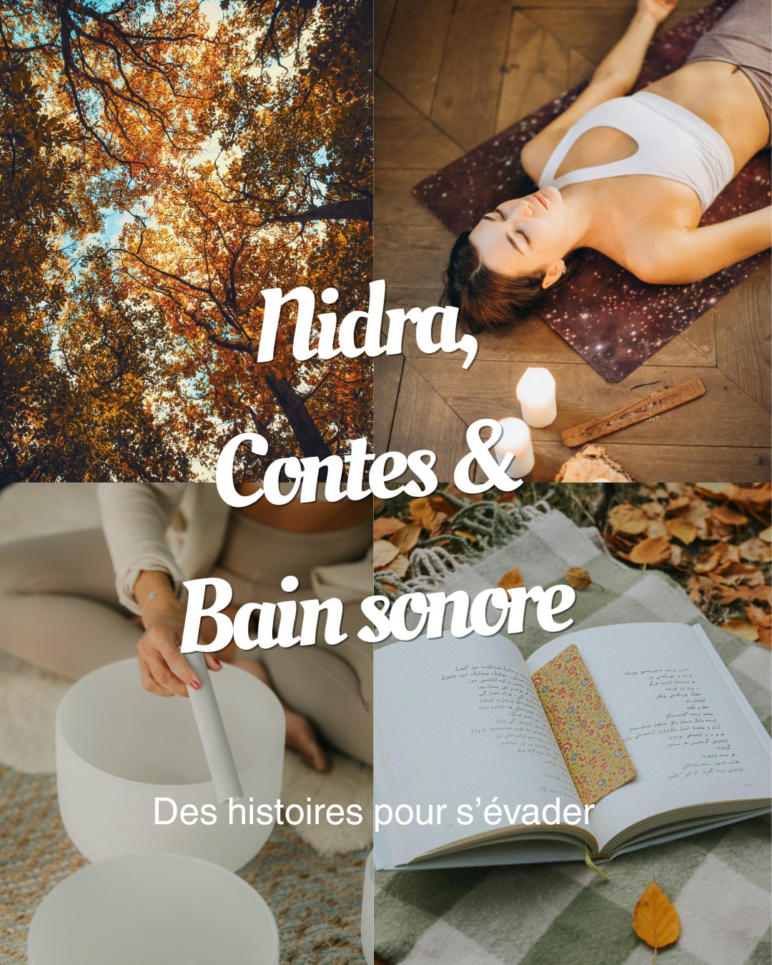 Atelier Nidra, contes et bain sonore : des histoires pour s'évader